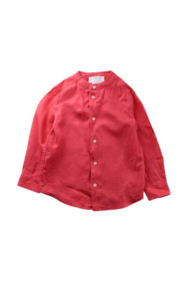 Jacadi Linen Button-Up Shirt 4T For Cheap