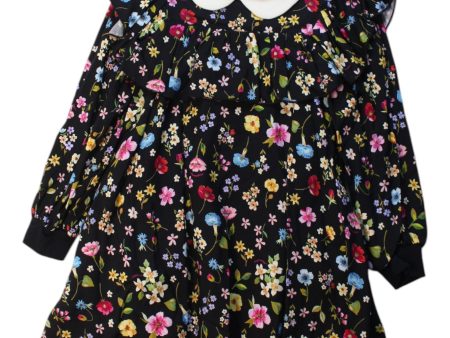 Monnalisa Floral Long Sleeve Dress 4T Hot on Sale