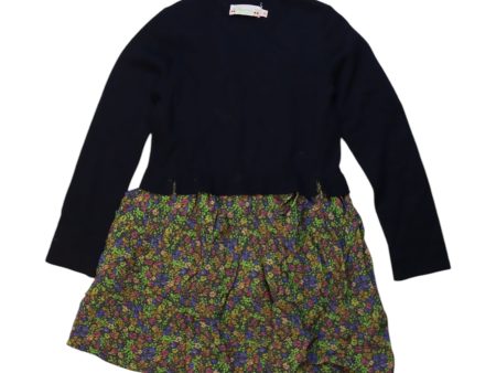 Bonpoint Long Sleeve Floral Dress 6T For Sale