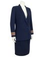 Navy Blue Wool Suit Online Hot Sale