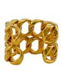 1989 Interlocking Double Chain Cuff Bracelet Col.26 Online now