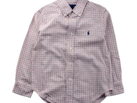 Ralph Lauren Checkered Long Sleeve Shirt 4T Supply