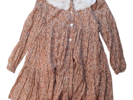 Abel & Lula Long Sleeve Floral Dress 4T Cheap