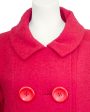 Pink Wool Swing Coat Hot on Sale