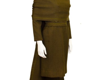 Green Haute Couture Ensemble by Marc Bohan for Daimaru Japan 1960 s For Cheap