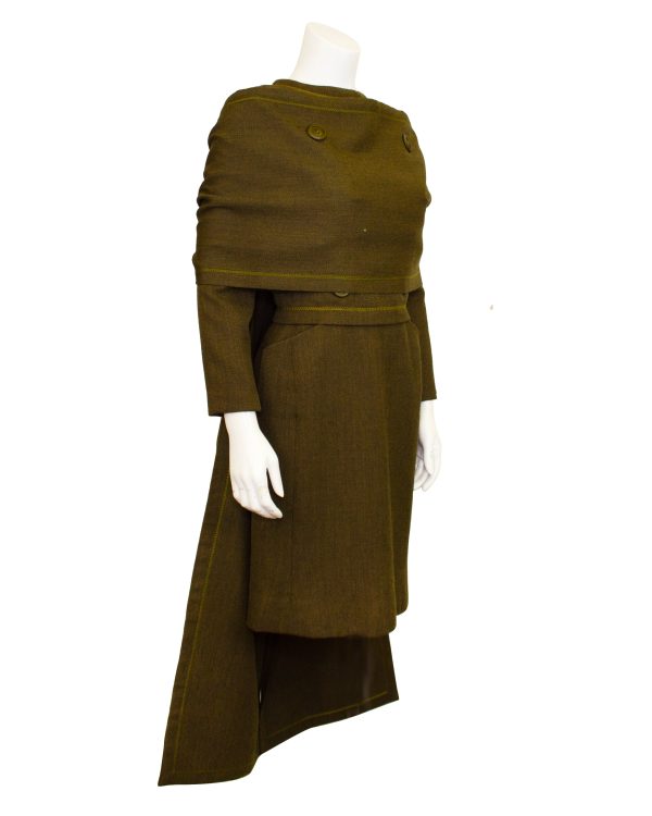 Green Haute Couture Ensemble by Marc Bohan for Daimaru Japan 1960 s For Cheap