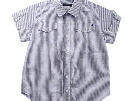 Aquascutum Short Sleeve Button-Down Shirt 4-5T Online Hot Sale