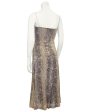 Snake Print Slip Dress For Discount