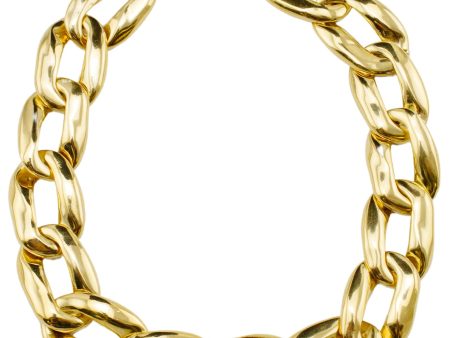 Gilt Metal Oversized Chain Link Choker Supply