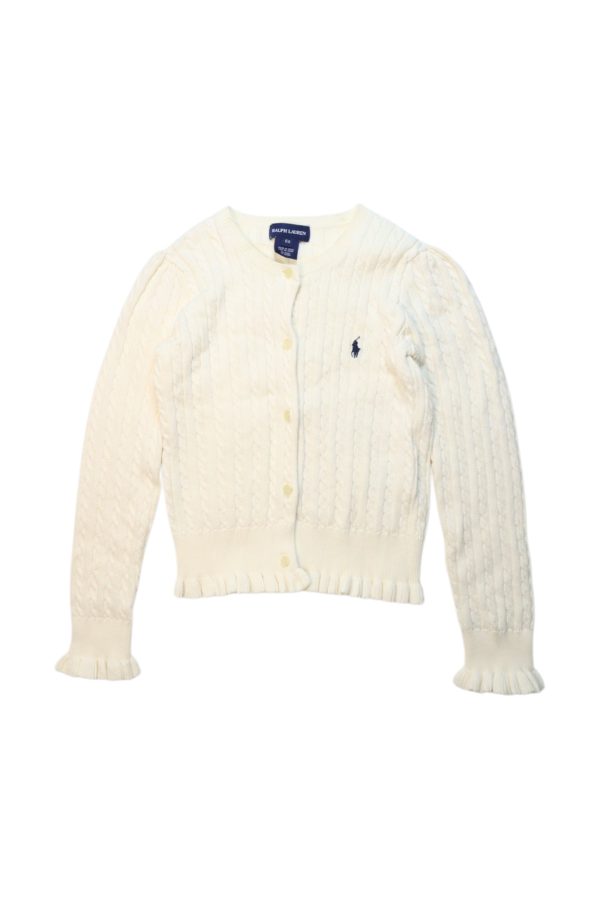 Ralph Lauren Cable Knit Cardigan Size 6T on Sale