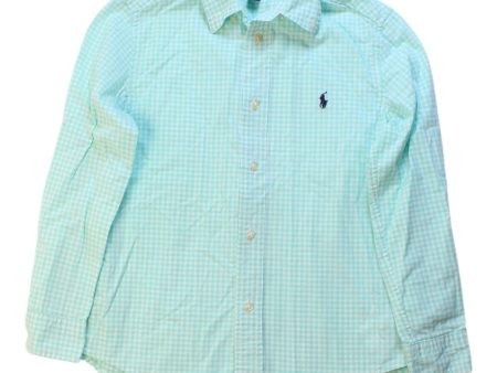 Ralph Lauren Long Sleeve Checkered Shirt Size 7Y Online