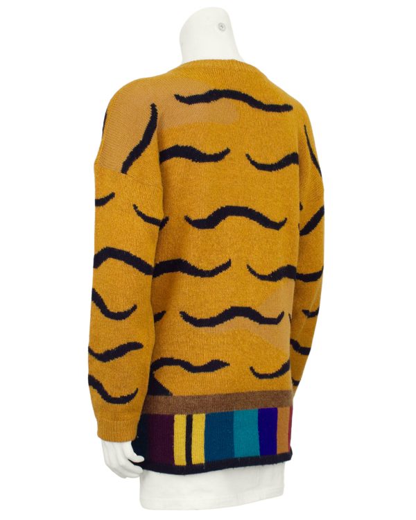 Tan Tiger Wool Sweater Sale