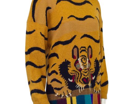 Tan Tiger Wool Sweater Sale