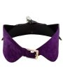 Henryks Bijoux Vienne Jewelled Eagle Purple Suede Wide Belt Fashion