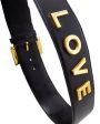 Black and Gold  LOVE  Belt Sale