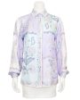 Pastel Floral Silk Shirt Hot on Sale