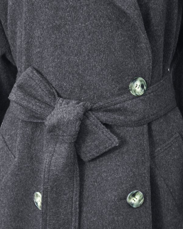 Grey Wool Coat Cheap