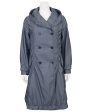 Grey Parachute Style Trench Online Sale