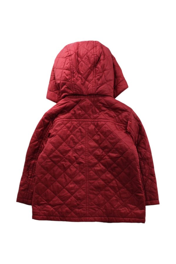 Burberry Hooded Quilted Coat 12-18M Online now