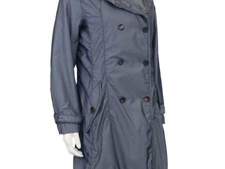 Grey Parachute Style Trench Online Sale