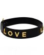 Black and Gold  LOVE  Belt Sale