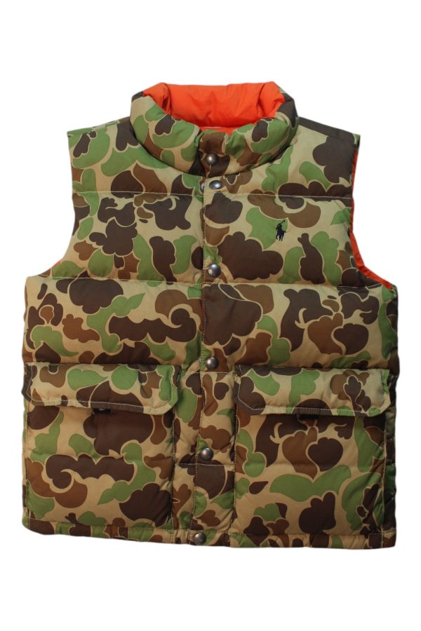 Ralph Lauren Camo Puffer Vest 7Y Online