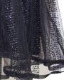 Black Demi Couture Cocktail Dress with Jet Sparkles For Sale