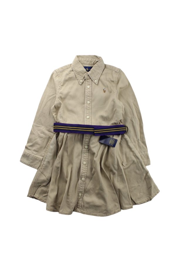 Ralph Lauren Long Sleeve Dress 4T Online Hot Sale