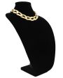 Gilt Metal Oversized Chain Link Choker Supply