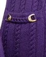 Purple Cardigan and Skirt Ensemble Online Sale