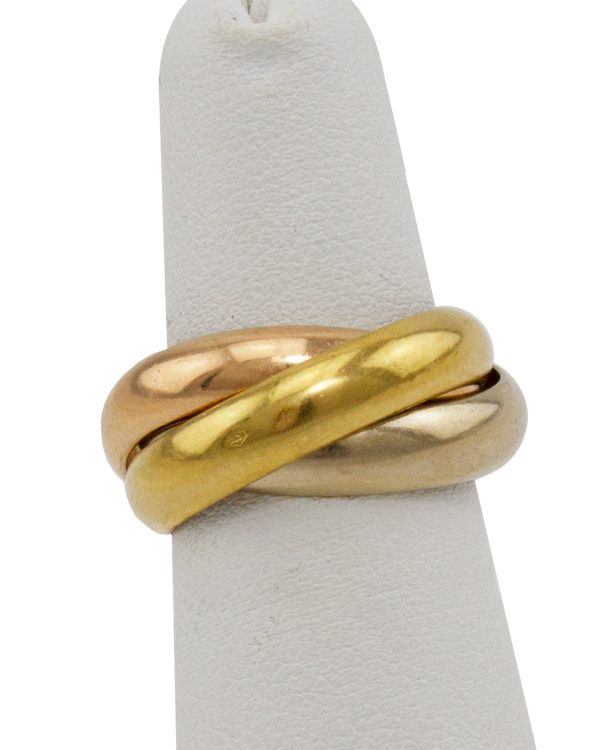 Tri Colour Cartier Trinity Ring Discount