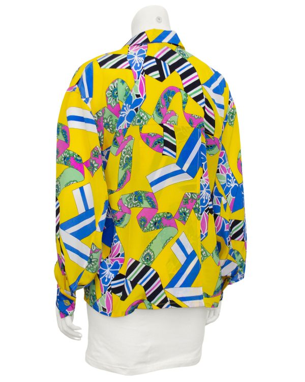 Yellow Print Blouse Online