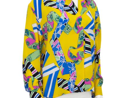 Yellow Print Blouse Online