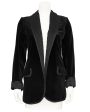 Black Velvet and Quilted Smoking Jacket Online