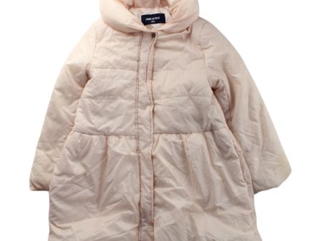 Comme Ca Ism Quilted Puffer Coat 4T For Cheap