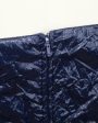 Navy Blue Strapless  Trash Bag  Gown Fashion