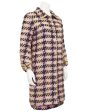 Pink and Charcoal Grey Houndstooth Haute Couture 3 pc. Ensemble Fashion