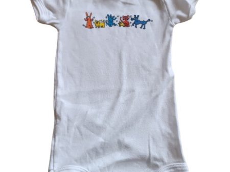 Petit Bateau Short Sleeve Bodysuit 12-18M Sale