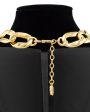 Gilt Metal Oversized Chain Link Choker Supply