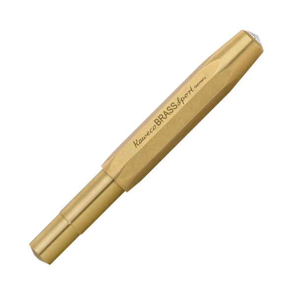 Kaweco Brass Sport Fountain Pen with Optional Clip - Brass Discount