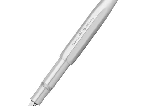 Kaweco AL Sport Fountain Pen with Optional Clip - Silver For Discount