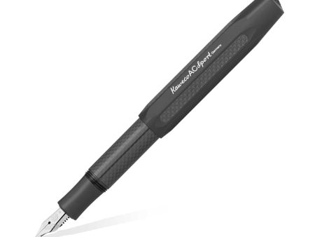 Kaweco AC Sport Fountain Pen with Optional Clip - Black Online Sale