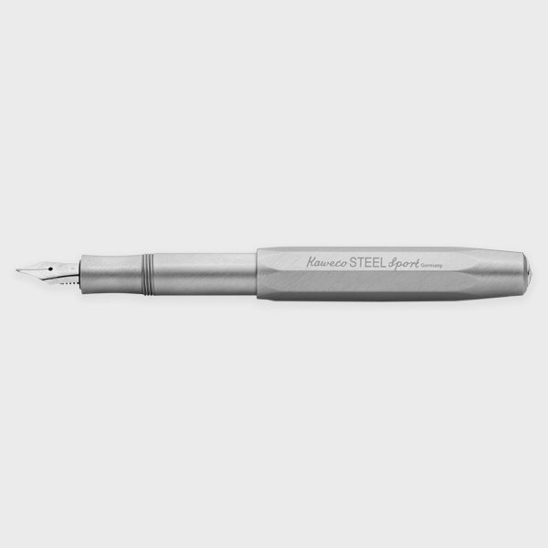 Kaweco AL Sport Fountain Pen with Optional Clip - Silver For Discount