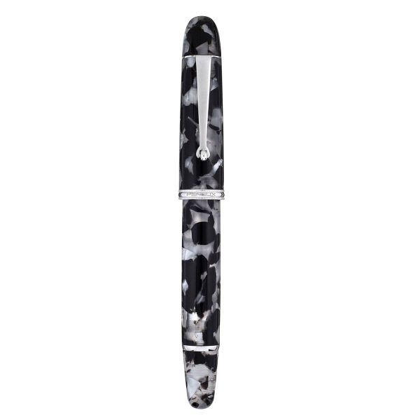 Penlux Masterpiece Grande Fountain Pen - Koi Black & White Online now