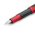 Kaweco AC Sport Fountain Pen with Optional Clip - Red Online Sale