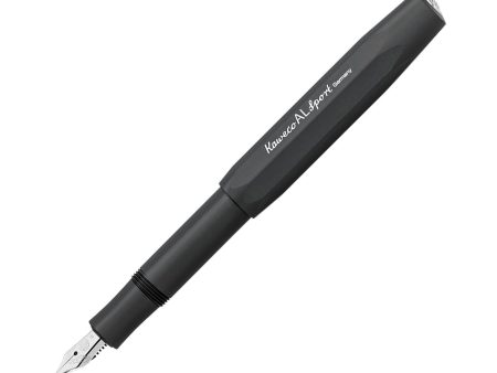 Kaweco AL Sport Fountain Pen with Optional Clip - Black on Sale