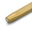 Kaweco Brass Sport Fountain Pen with Optional Clip - Brass Discount