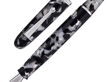 Penlux Masterpiece Grande Fountain Pen - Koi Black & White Online now