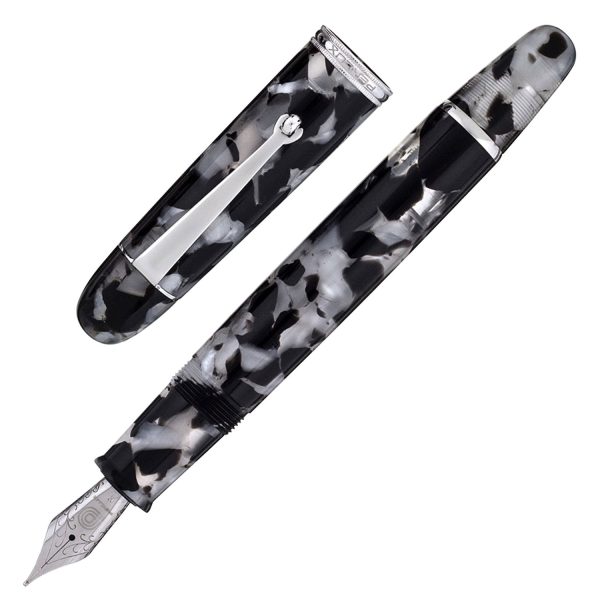 Penlux Masterpiece Grande Fountain Pen - Koi Black & White Online now