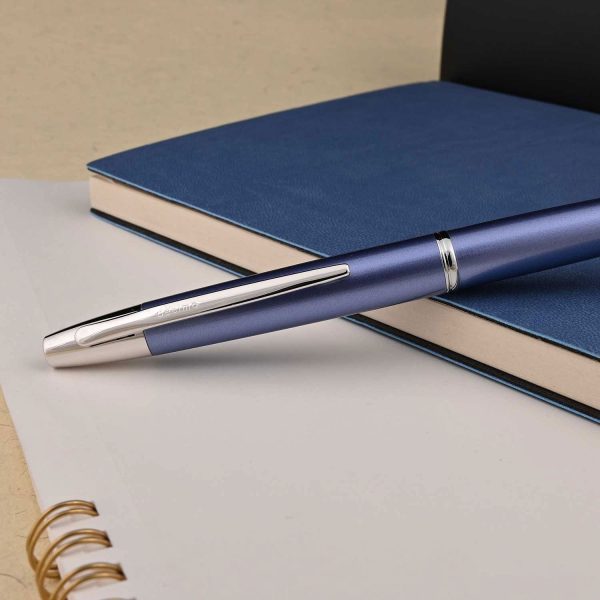 Pilot Capless Decimo (Vanishing Point) Fountain Pen - Light Blue CT Supply